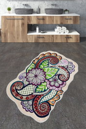 Mijölnir Alfombrilla de Baño Multicolor 70 x 120 cm